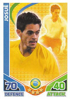 Josue Brazil 2010 World Cup Match Attax #30
